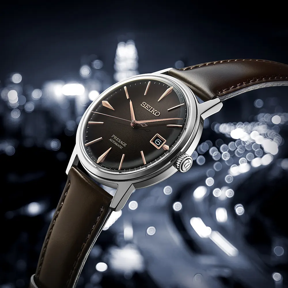 Seiko Presage Cocktail Time 'The Irish Coffee' Men's Watch- SRPJ17J1